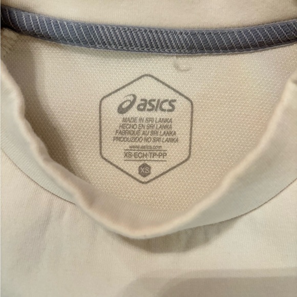 ASICS WOMEN'S TECH KNIT CREW TOP and PANT SET Size XS in Birch - Picture 4 of 16